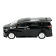 Welly Toyota Alphard 2024 Black, 1:34-39