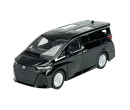 Welly Toyota Alphard 2024 Black, 1:34-39