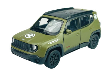 Welly Jeep Renegade Trailhawk Army, 1:34-39