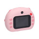 Wiky Dětský digitální fotoaparát s tiskárnou růžový - foto 12Mpx, video Full HD 