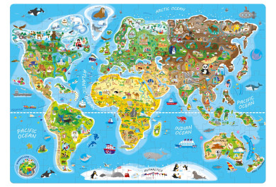 Popular Puzzle, Mapa světa, 160 ks, AN