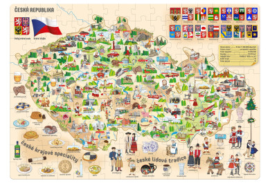 Popular Puzzle, Mapa České republiky, 160 ks