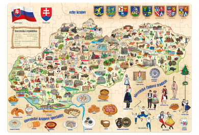 Popular Puzzle, Mapa Slovenska, 160 ks