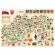 Popular Puzzle, Mapa Slovenska, 160 ks