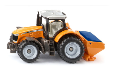 Siku traktor Massey Ferguson se sypačem soli