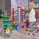 Majorette Garáž Super City, 6 autíček a vlak