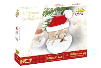 Cobi 20011 Ozdoba na stromeček Santa Claus, 75 kostek