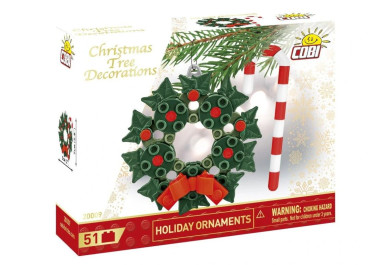 Cobi 20009 Ozdoba na stromeček Věnec, 51 kostek
