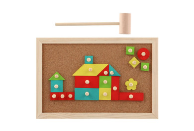 Created Korková zatloukačka s doplňky v krabici 33x24x4,5cm