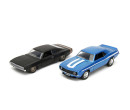 Rychle a zběsile Twin Pack Chevrolet Camaro 1969 a Dodge Charge Wide Body 1968, 1:32