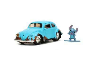 Lilo & Stitch auto 1959 VW Beetle 1:32 a figurka Stitch