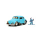 Lilo & Stitch auto 1959 VW Beetle 1:32 a figurka Stitch
