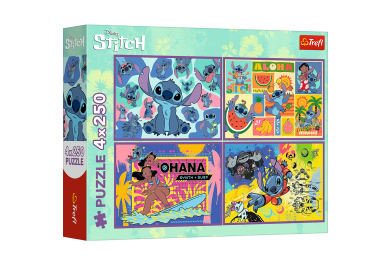 Trefl Puzzle Lilo and Stitch 4x250 dílků