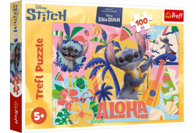 Trefl Puzzle Stitch a přátelé v akci 100 dílků