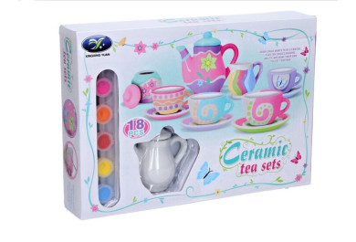 Wiky kreativní set, Malování čajové soupravy