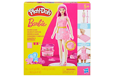 Hasbro Play-Doh Barbie vlasy a srdce