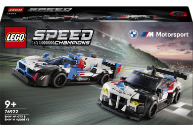 LEGO Speed Champions 76922 Závodní auta BMW M4 GT3 a BMW M Hybrid V8