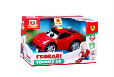 BB Junior Ferrari 458 Italia se zvuky, červená