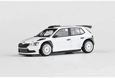 Abrex Škoda Fabia III FL Rally2 Evo (2019), Asfaltová kola Motorsport, 1:43, Bílá