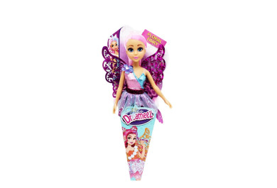 FUNVILLE Dreameez víla, panenka v kornoutu, růžová, 29cm