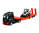 Bburago Haulers construction, Kamion M-B Actros Gigaspace s Bobcat nakladačem, 1:43
