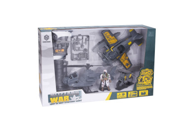 Wiky Vojenský set s letadlem 21cm