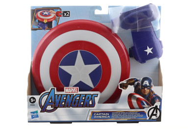 Hasbro Avengers Kapitán Amerika magnetický štít a rukavice