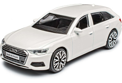 Audi A6 Avant Street Fire Collezione Bburago. bílé 1:43