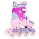 Kolečkové brusle NILS Extreme NA13102 růžové vel. XS (26-29)