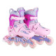 Kolečkové brusle NILS Extreme NA13102 růžové vel. XS (26-29)