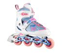 Kolečkové brusle NILS Extreme NA18168A Princess bílé vel.M (35-38)