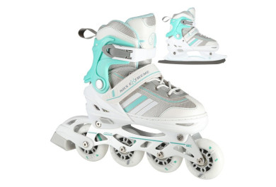 Brusle NILS Extreme NH18191 2v1 bílo-modré vel. L (39-43)