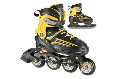 Brusle NILS Extreme NH18190 2v1 černo-oranžové vel.L (39-43)