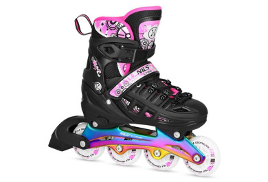 Brusle NILS Extreme NH10905.2 4v1 duhově-růžové vel.L (39-42)