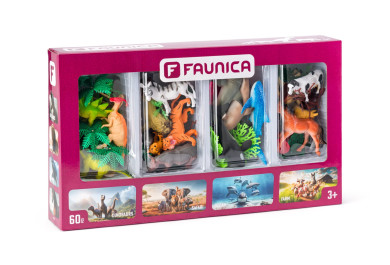 Faunika Planeta zvířat figurky - sada 4 světů