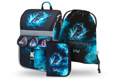 BAAGL SET 3 Zippy Hokej: aktovka, penál, sáček