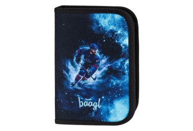 BAAGL Školní penál jednopatrový Hokej