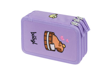 BAAGL Školní penál třípatrový Kapybara