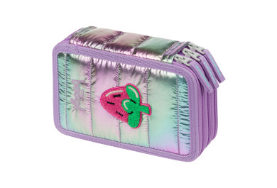 BAAGL Školní penál třípatrový Lavender