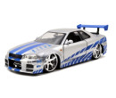 Jada Rychle a zběsile auto 2002 Nissan Skyline GTR-R R34 1:24