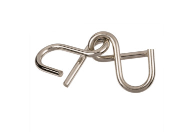 Kovový hlavolam déčka v retro krabičce