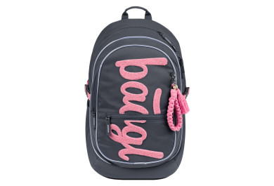 BAAGL Školní batoh Core Logo růžový GRS