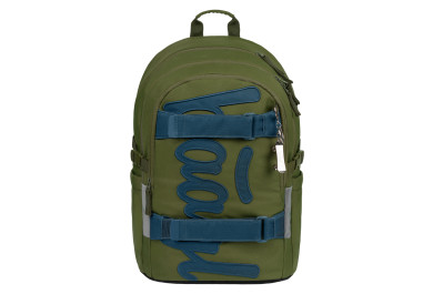 BAAGL Školní batoh Skate Olive GRS