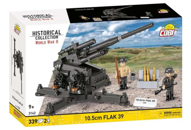 Cobi 3142 II WW 10,5 cm Flak 39, 1:35, 339 k, 2 f 