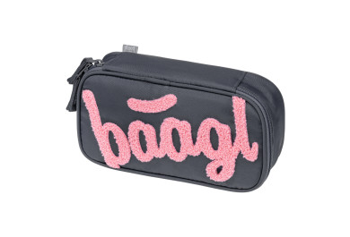 BAAGL Školní penál etue Logo růžový GRS