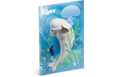Školní sešit Hledá se Dory – Bailey, A4, 40 listů, linkovaný