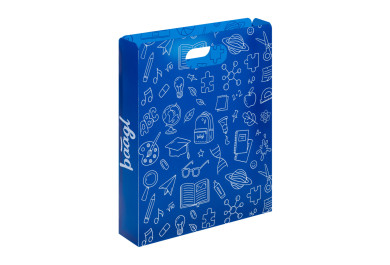 BAAGL Plastové desky na školní sešity School modré