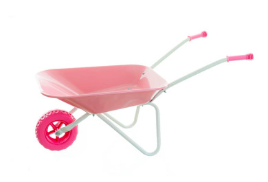 Dětské plechové kolečko 78 cm Yupee, růžové