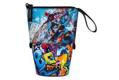 BAAGL Školní penál Pastelkovník Skatepark GRS