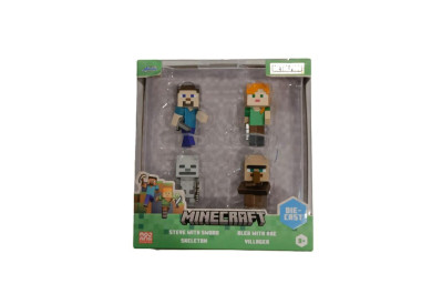 Minecraft figurky 2,5'' sada 4 ks